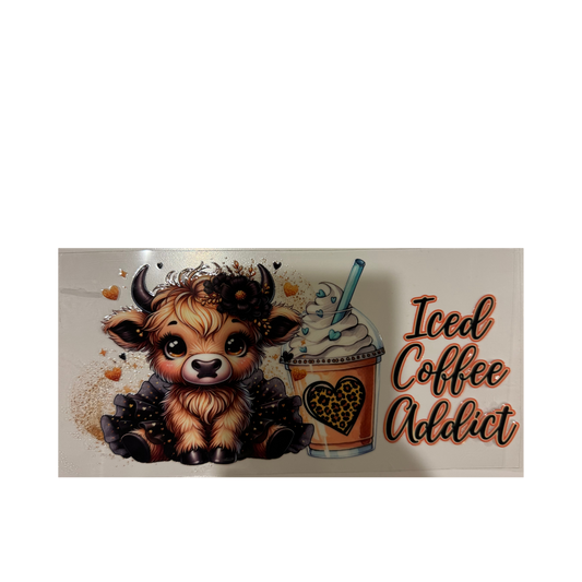 Iced Coffee Addict Cow
