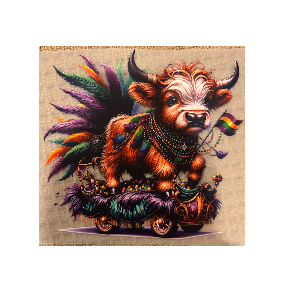 DTF - Mardi Gras Cow