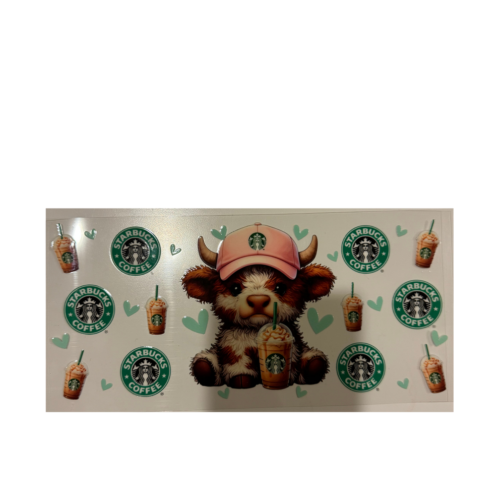 Starbies Cow w/ Hearts