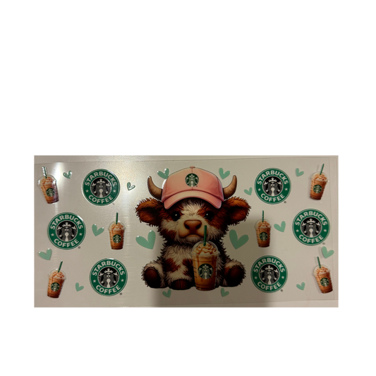 Starbies Cow w/ Hearts