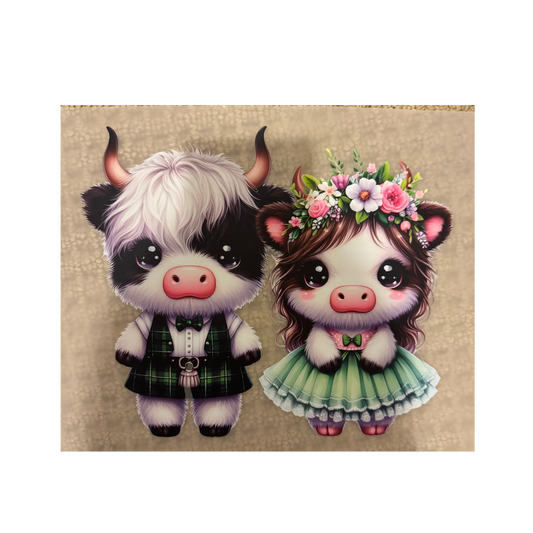 DTF - Boy & Girl Cow