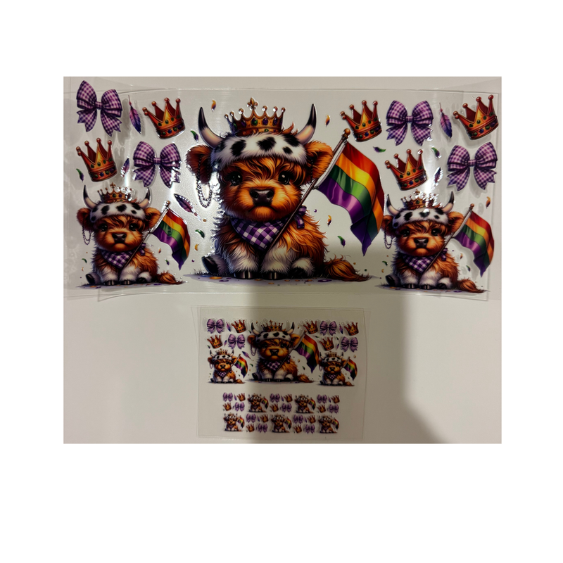 King Cow Decal & Mini