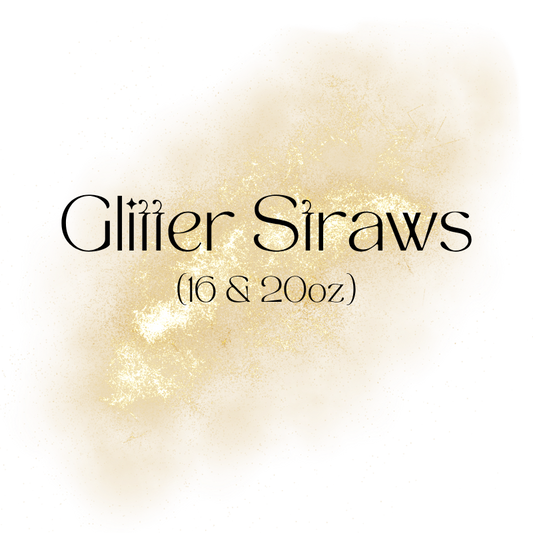 16/20oz Glitter Straws