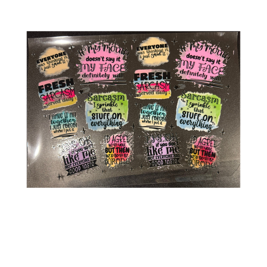 24oz - Sarcasm Sayings