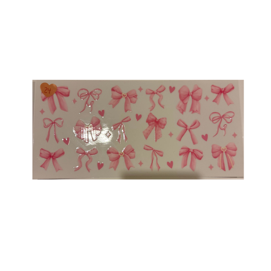 3 Mixed Bows & Hearts