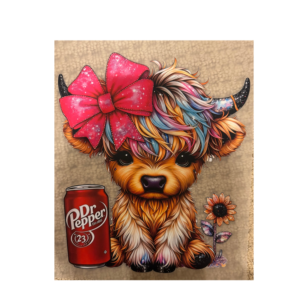 DTF - Sparkly Dr.Pep Cow