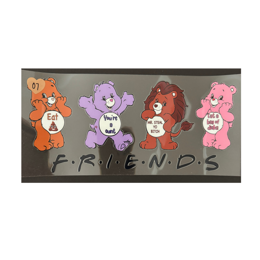 Bad Words Bears Friends