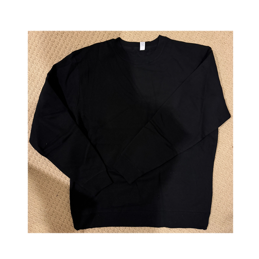 X-LARGE Black Comfort Crew