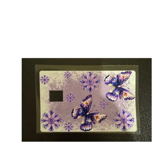 Purple Butterflies - Credit Card