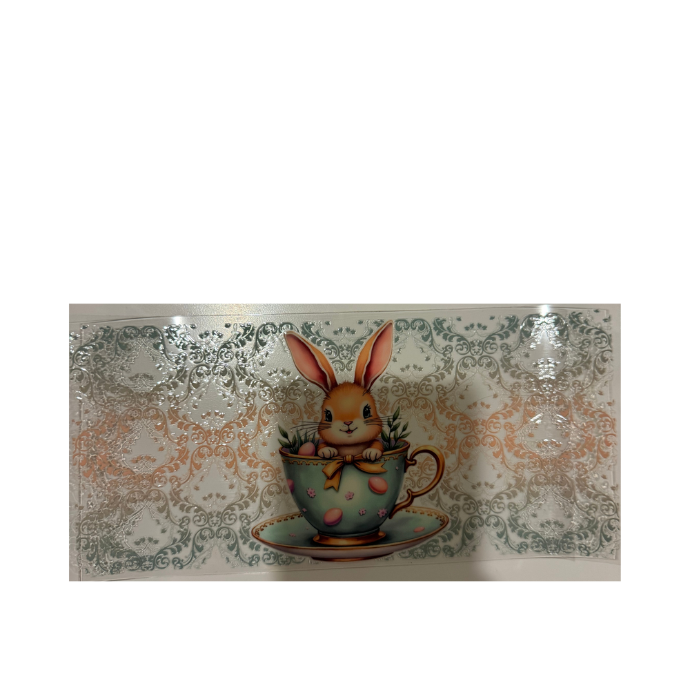 Lace Bunny in Teacup