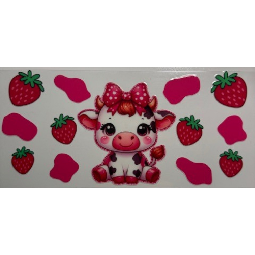 Pink Cow Print w/ Cow