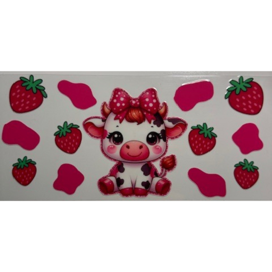 Pink Cow Print w/ Cow