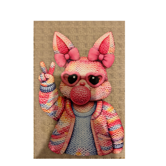 DTF - Peace Bunny