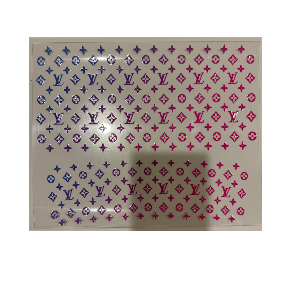 40oz - Pink & Purple Ombre LV
