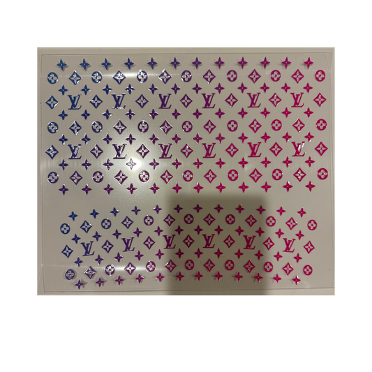 40oz - Pink & Purple Ombre LV
