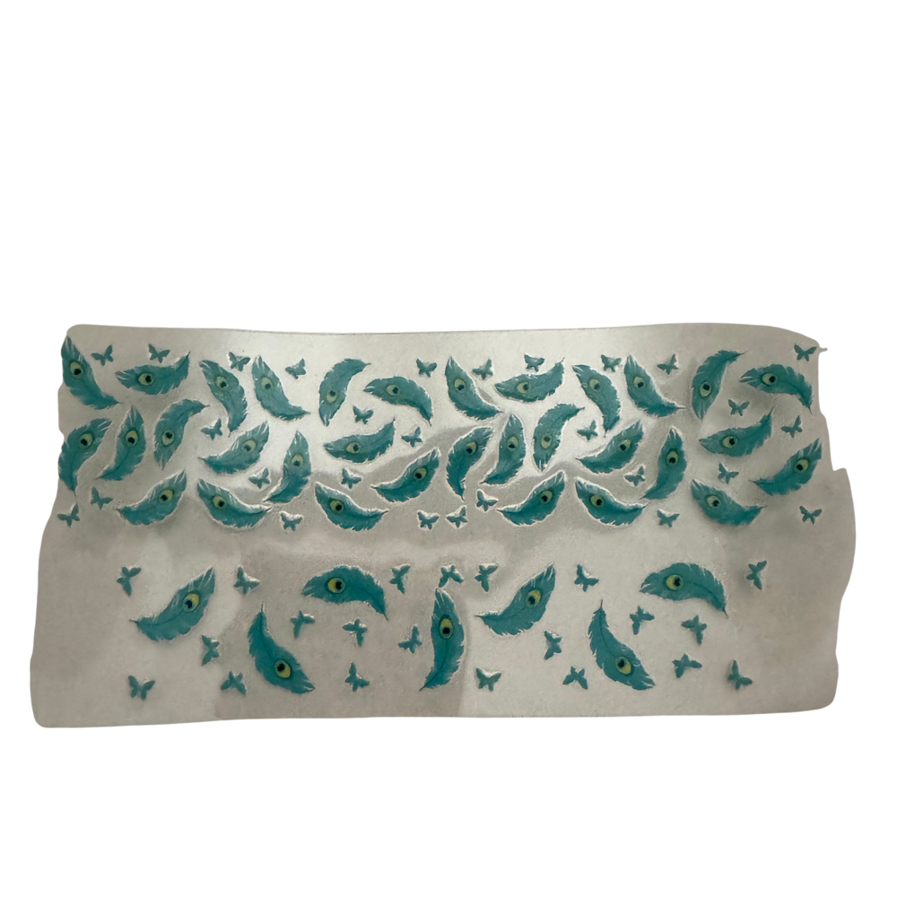3oz - Blue Feathers