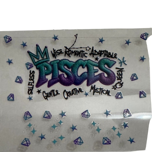 Pisces Crochet Zodiac - MINI