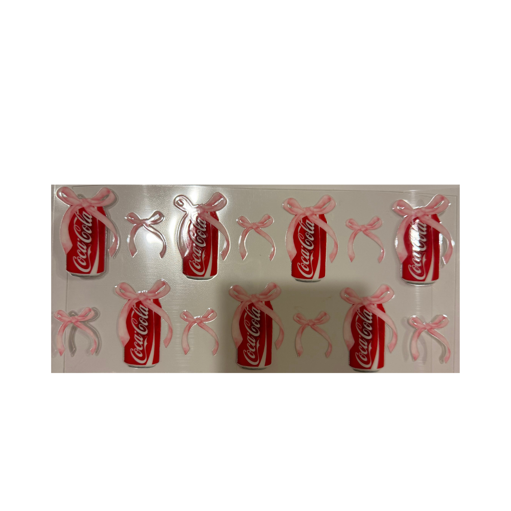 Cola Cans w/ Bows