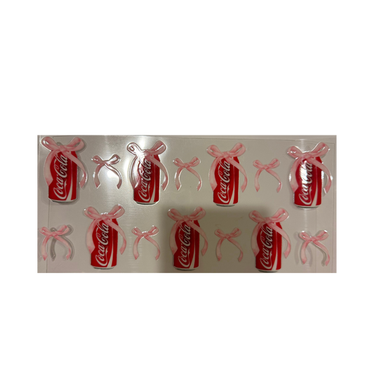 Cola Cans w/ Bows