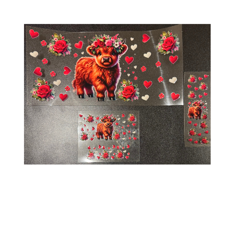 Roses Cow & Mini & Pen Set