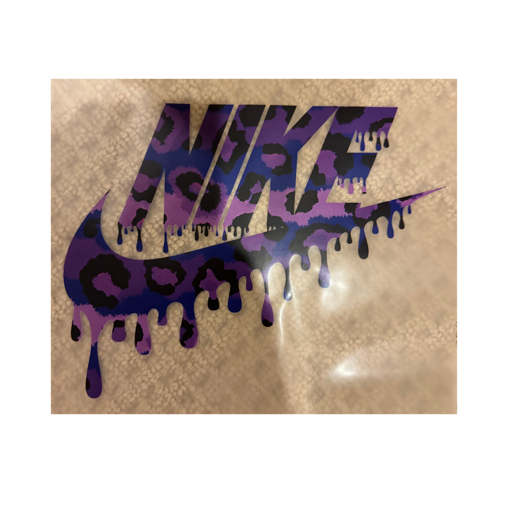 DTF - Purple Cheetah Check
