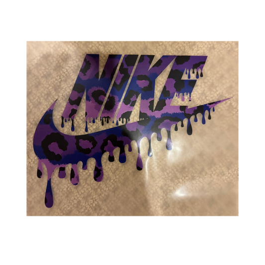 DTF - Purple Cheetah Check