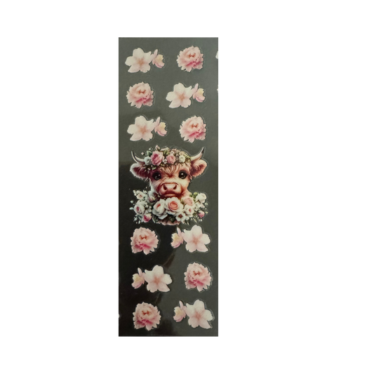 Pen - Cow w/ Pink Roses