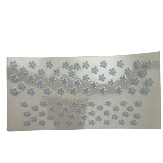3oz- Blue Flowers