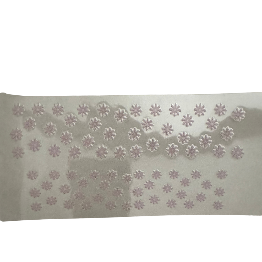 3oz - Light Purple Flowers