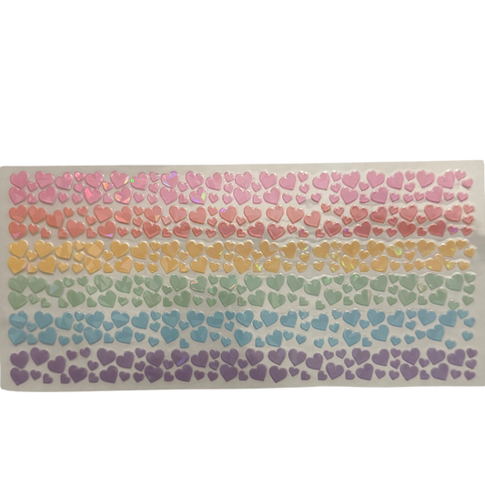 Rainbow Hearts - HOLO