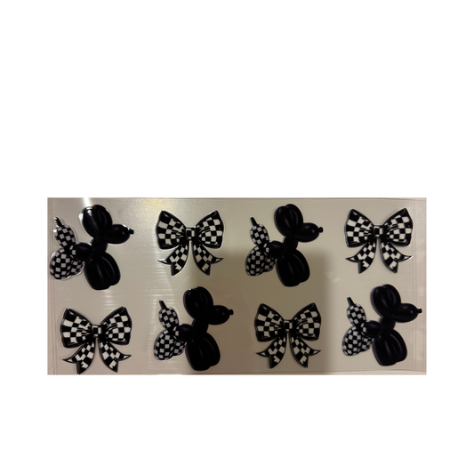 Checkered Balloon Dog