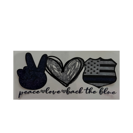 Peace Love Back the Blue