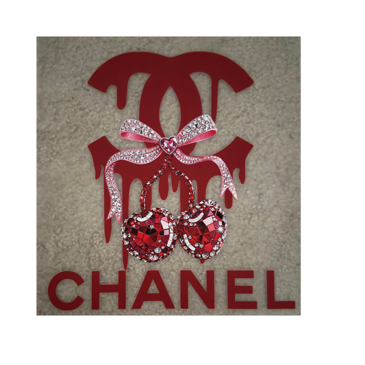 DTF - Red CC Cherry Bow