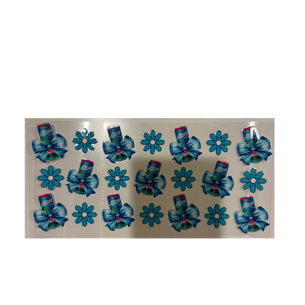 Blue Alani, Bows & Flowers