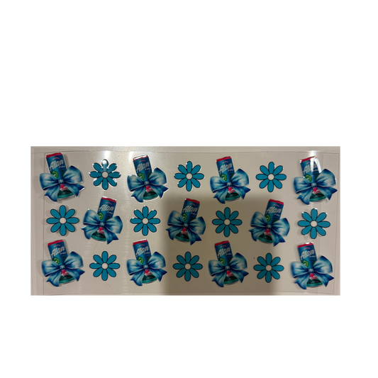 Blue Alani, Bows & Flowers