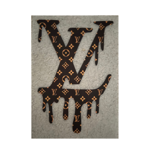 DTF - Brown LV Drip 1