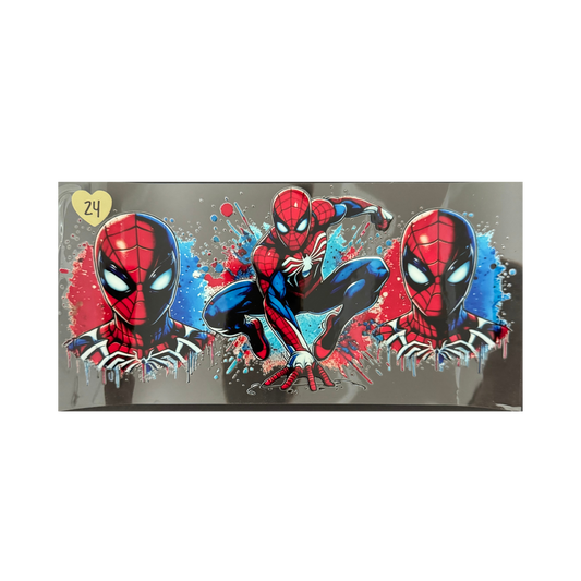Spiderman w/ Red & Blue Splash