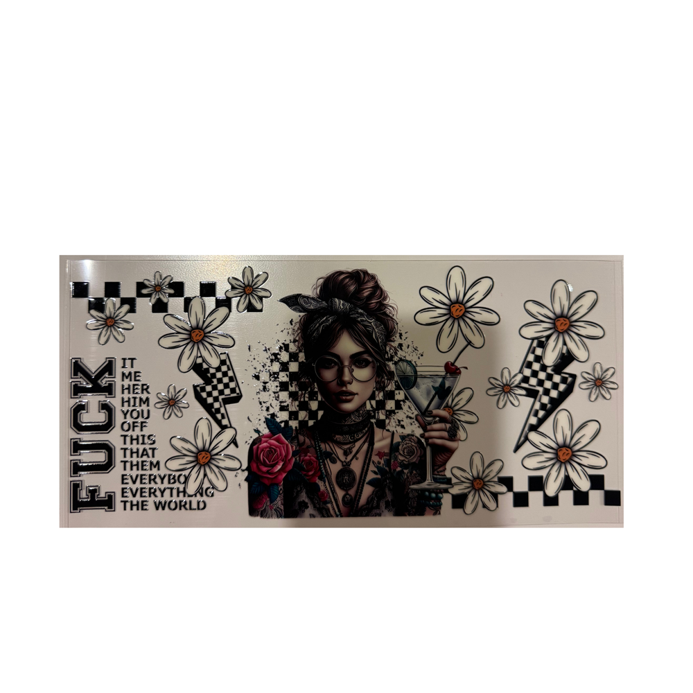 Tattoo Girl w/ Martini