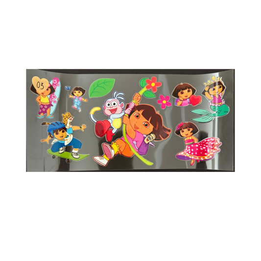 Dora & Boots Swinging On Vine