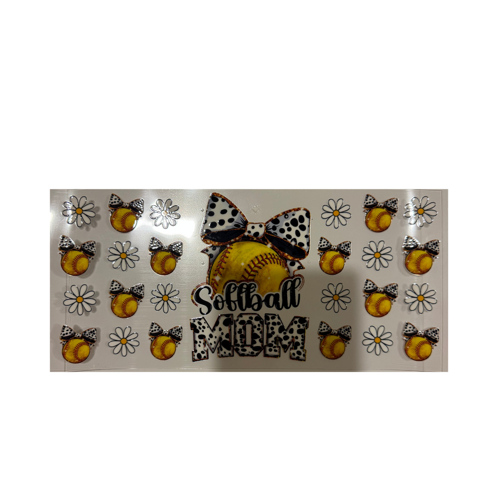 Softball Mom Bows & Flowers