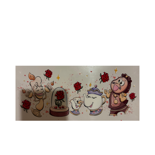 Mrs.Potts, Chip, Candle & Clock