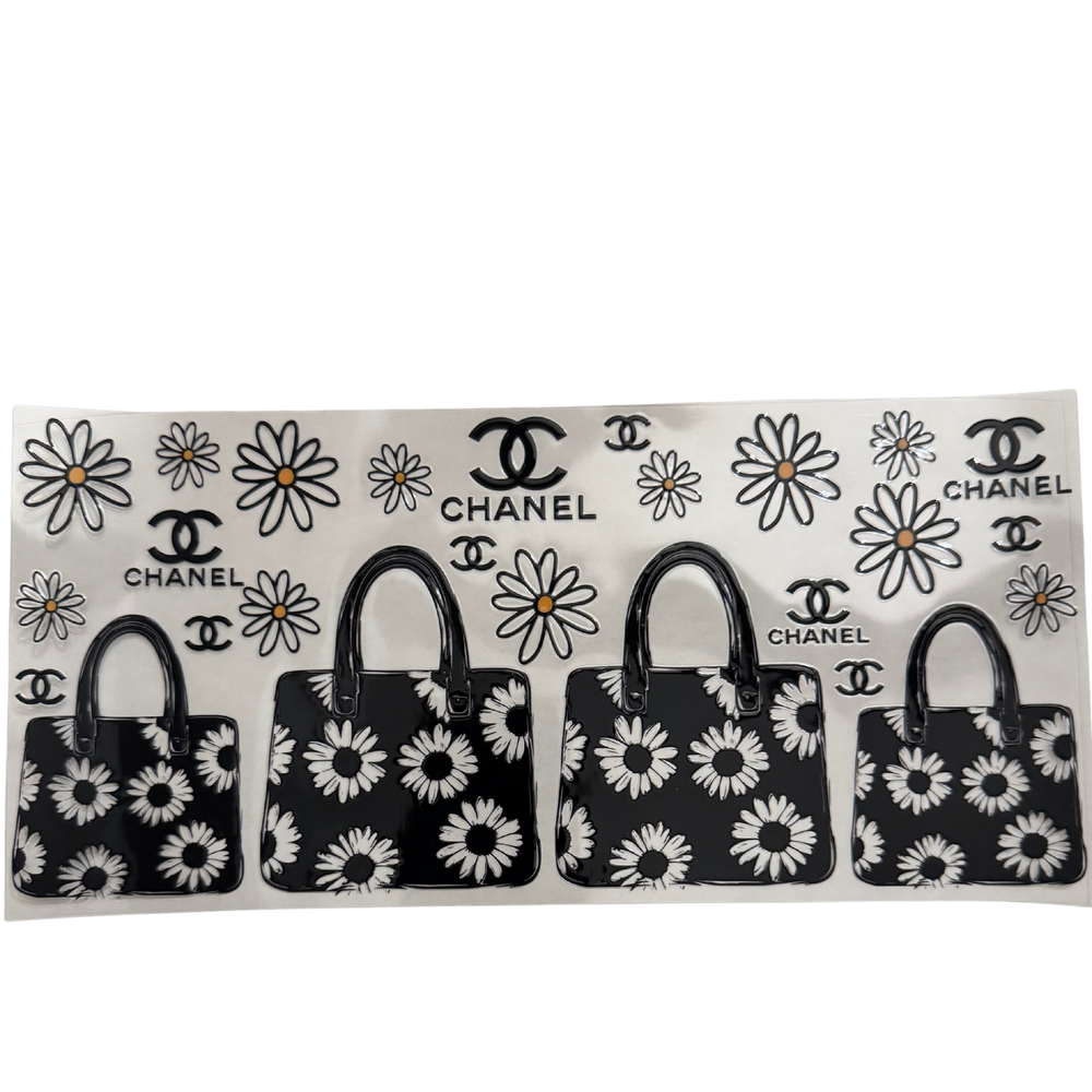 CC Black Flower Purse