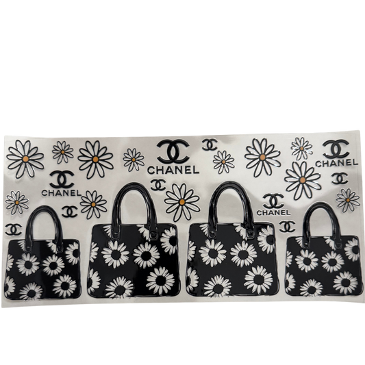 CC Black Flower Purse
