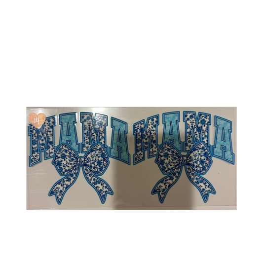 Blue Floral Mama