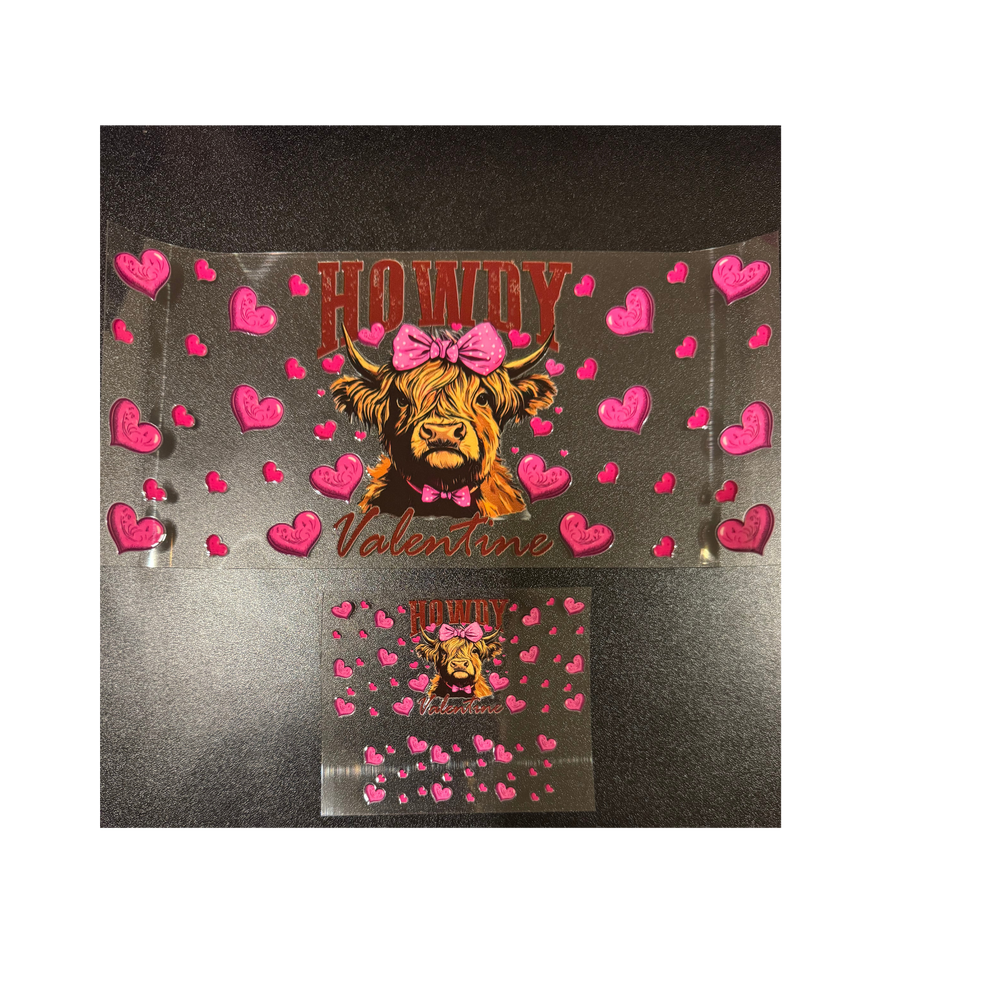 Howdy Valentine Cow & Mini Set