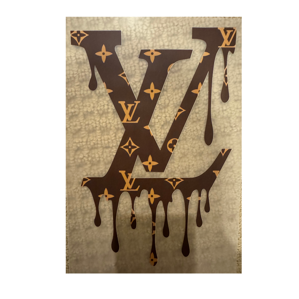 DTF - Brown LV Drip