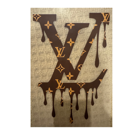 DTF - Brown LV Drip