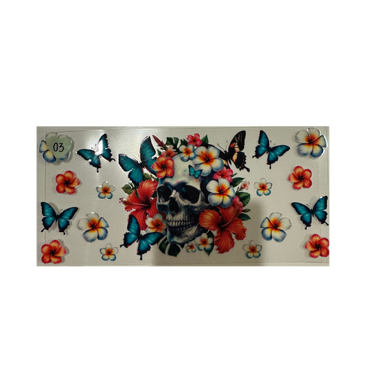 Skull w/ Flowers