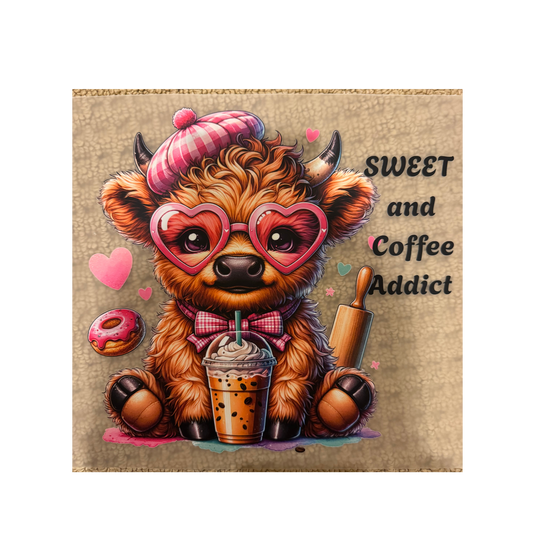 DTF - Sweet & Coffee Addict Cow