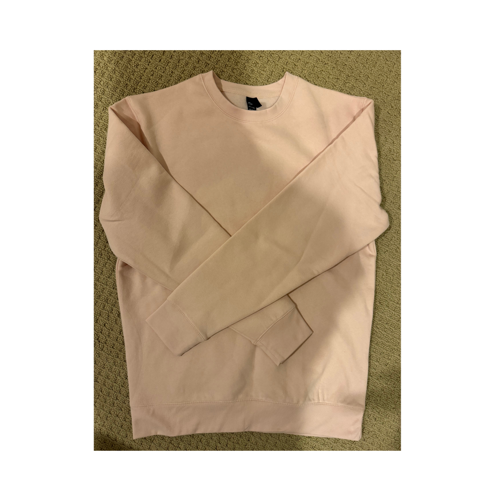 MEDIUM Light Pink Crew